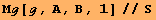 Μℊ[ℊ, A, B, 1]//S