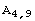 A_ (4, 9)