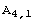 A_ (4, 1)