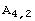 A_ (4, 2)